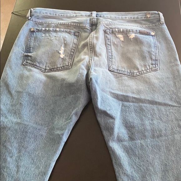 7 For All Mankind Distressed Denim - Picture 6 of 9